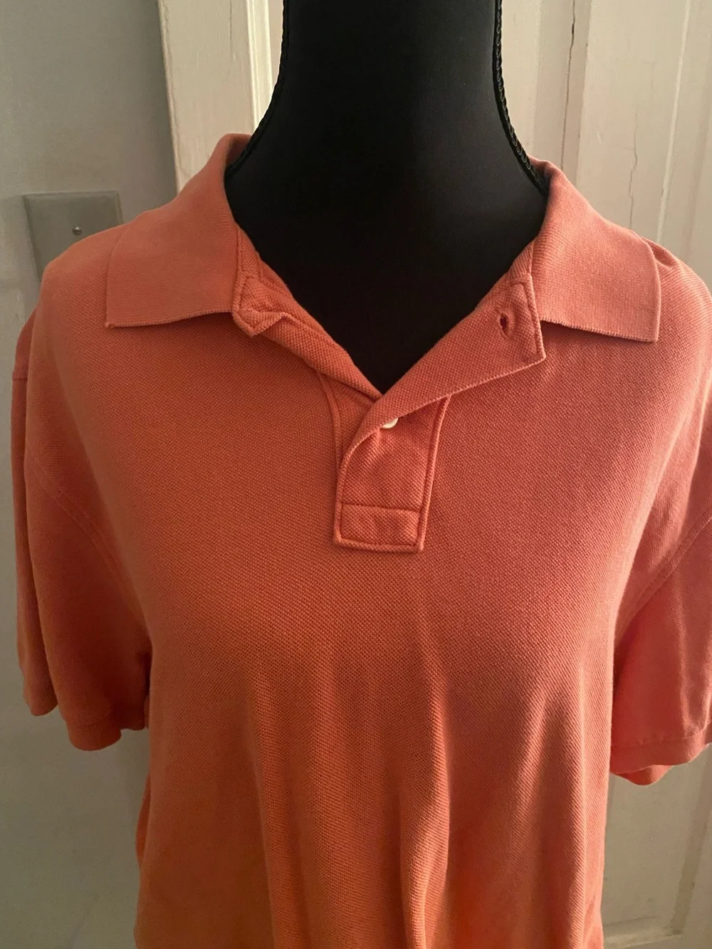 J. Crew Coral Short-Sleeve Polo